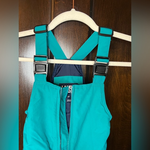 Lands end snow bibs 3T EUC Waterproof Insulated Iron Knee Snow Bib - Picture 2 of 11